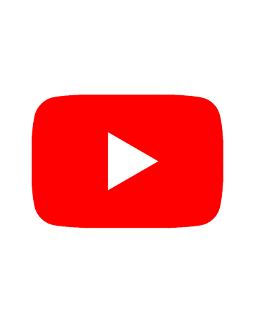 Logo Youtube Weiss